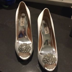 Badgley Mischka wedding heels